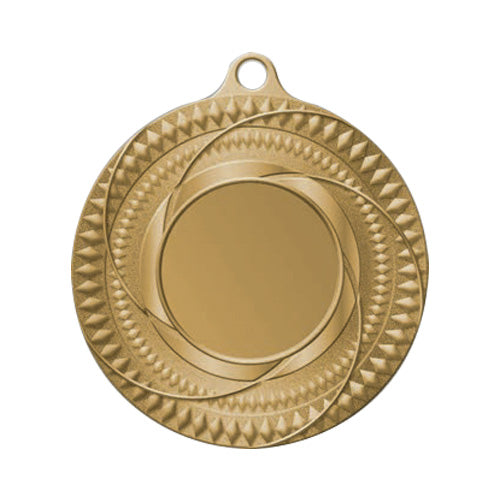 BA..36C Medaglia rotonda personalizzabile, in ferro, diametro 50 mm