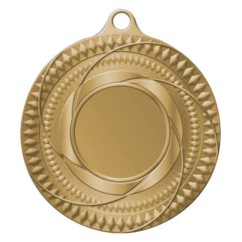 BA..36E Medaglia rotonda personalizzabile, in ferro, diametro 70 mm