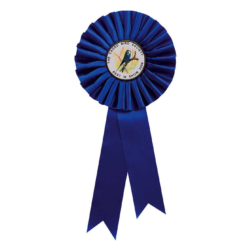 BF005 Coccarda mono-colore personalizzabile (esterno Ø 120 mm - altezza 300 mm)