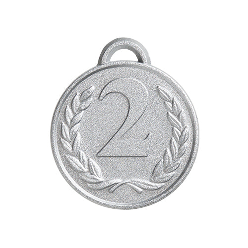 BS256A Medaglia rotonda personalizzabile, in zama, diametro 32 mm