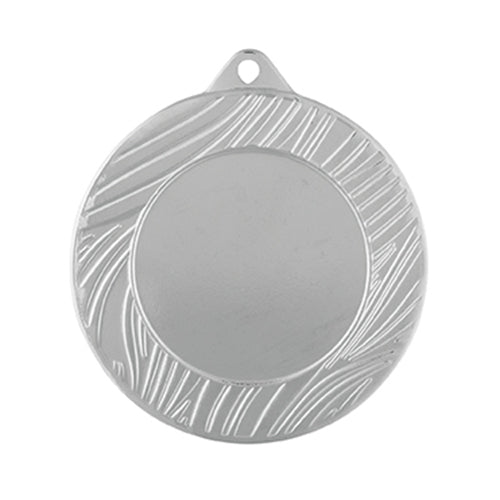 BS..69C Medaglia rotonda personalizzabile, in ferro, diametro 50 mm con incavo Ø 32 mm