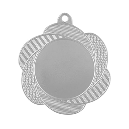BS..73C Medaglia rotonda personalizzabile, in ferro, diametro 50 mm con incavo Ø 32 mm