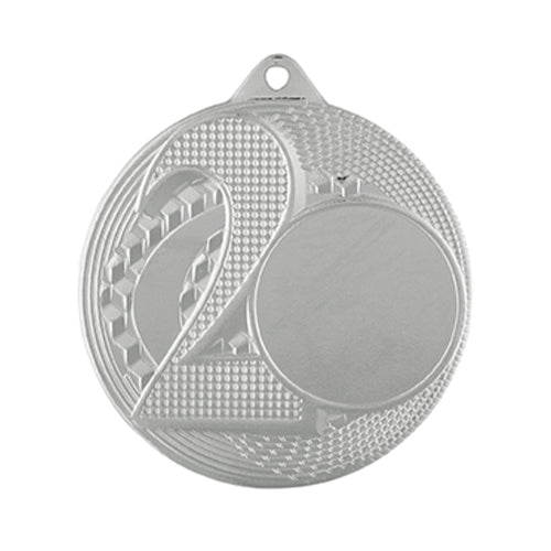 BS280C Medaglia rotonda personalizzabile, in ferro, diametro 50 mm