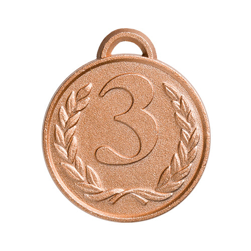 BS357I Medaglia rotonda personalizzabile, in zama, diametro 42 mm