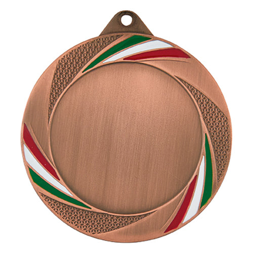 BS..61E Medaglia rotonda personalizzabile, in ferro, diametro 70 mm