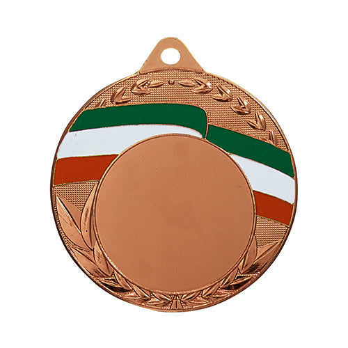 BS..63C Medaglia rotonda personalizzabile, in ferro, diametro 50 mm