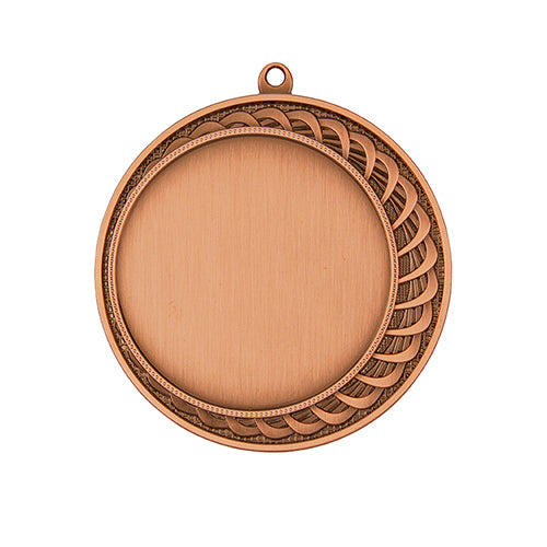 BS..70B Medaglia rotonda personalizzabile, in ferro, diametro 40 mm