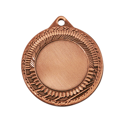 BS..72B Medaglia rotonda personalizzabile, in ferro, diametro 40 mm