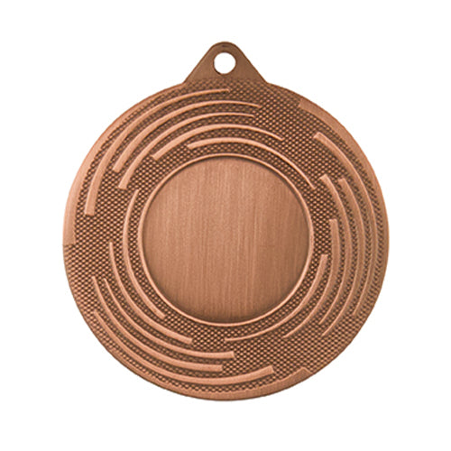 BS..75C Medaglia rotonda personalizzabile, in ferro, diametro 50 mm