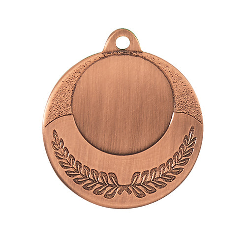 BS..77B Medaglia rotonda personalizzabile, in ferro, diametro 40 mm