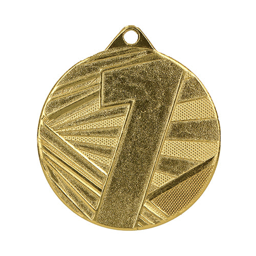 BT122C Medaglia rotonda personalizzabile, in ferro, diametro 50 mm