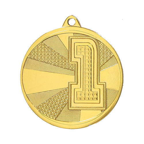 BT125C Medaglia rotonda personalizzabile, in ferro, diametro 50 mm