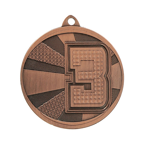 BT327C Medaglia rotonda personalizzabile, in ferro, diametro 50 mm