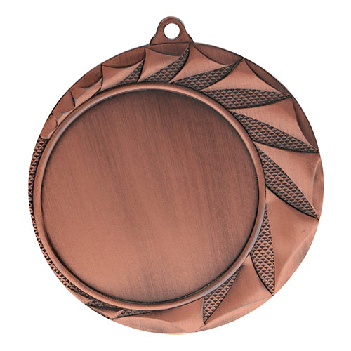 BT..39E Medaglia rotonda personalizzabile, in ferro, diametro 70 mm