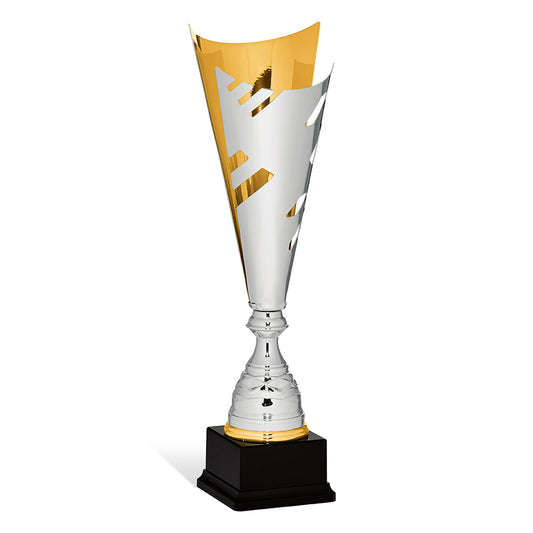 CD075 Coppa con tazza in metallo lavorazione laser