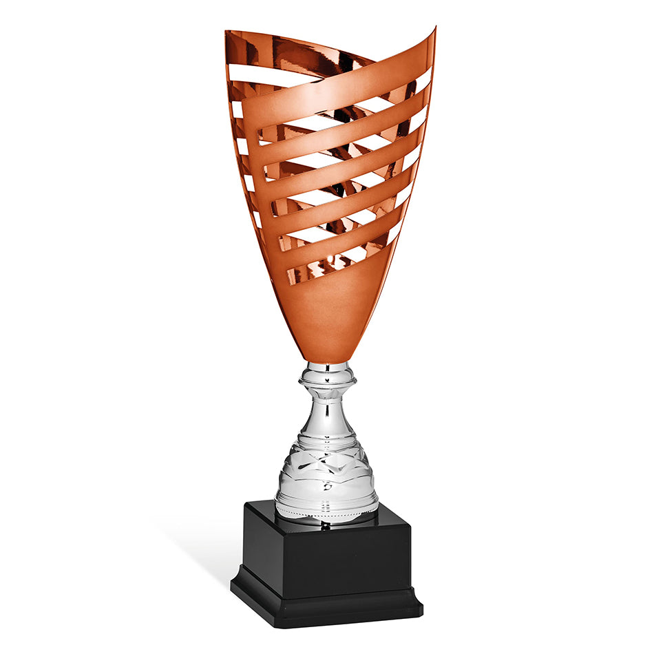CD233 Coppa con tazza in metallo lavorazione laser