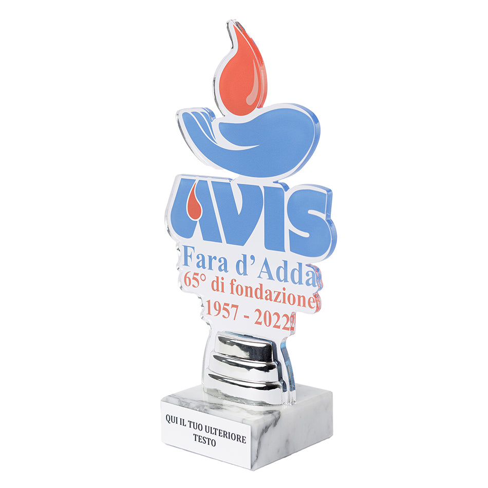 CT003 Trofeo plexiglass sagomato