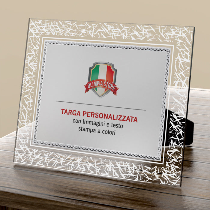 DN001 Portatarga in plexiglass