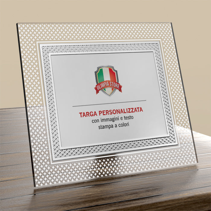 DN002 Portatarga in plexiglass