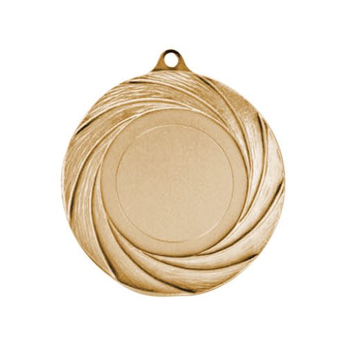 BA..04C Medaglia rotonda personalizzabile, in ferro, diametro 50 mm