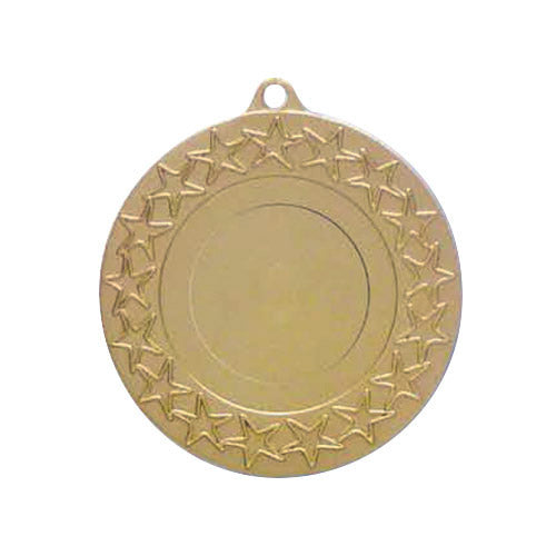 BA..22C Medaglia rotonda personalizzabile, in ferro, diametro 50 mm