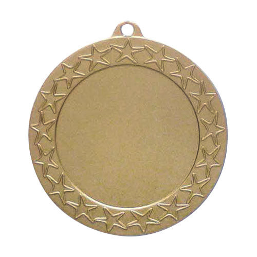 BA..22E Medaglia rotonda personalizzabile, in ferro, diametro 70 mm