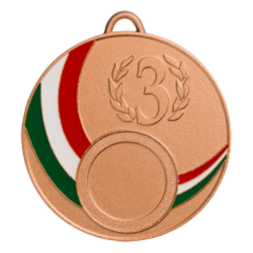 BS..26E Medaglia rotonda personalizzabile, in zama, diametro 70 mm
