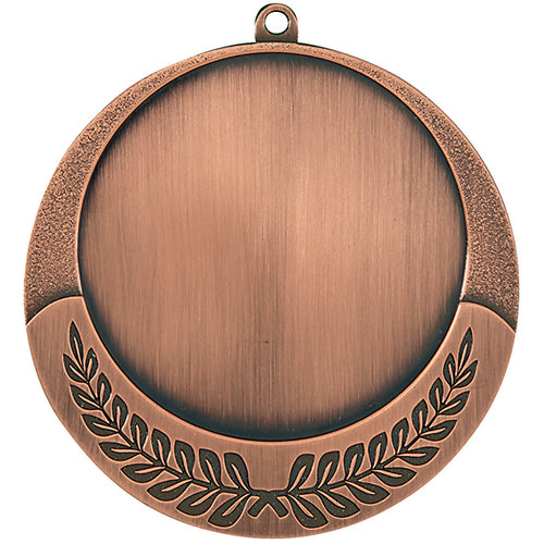 BS..50G Medaglia rotonda personalizzabile, in zama, diametro 90 mm