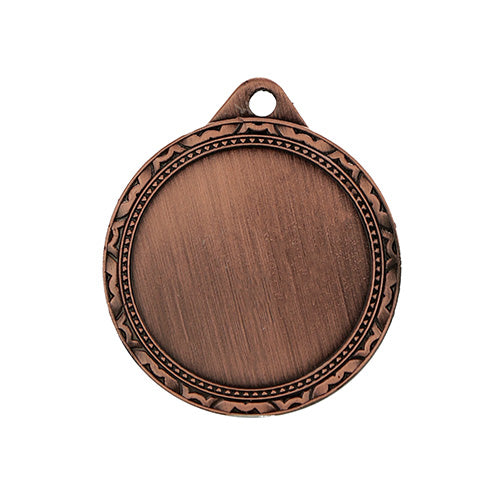 BT..05A Medaglia rotonda personalizzabile, in ferro, diametro 32 mm