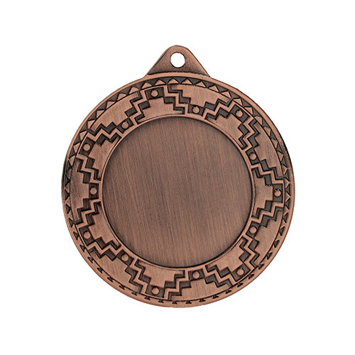 BT..06B Medaglia rotonda personalizzabile, in ferro, diametro 40 mm