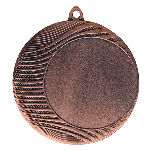 BT..17E Medaglia rotonda personalizzabile, in ferro, diametro 70 mm