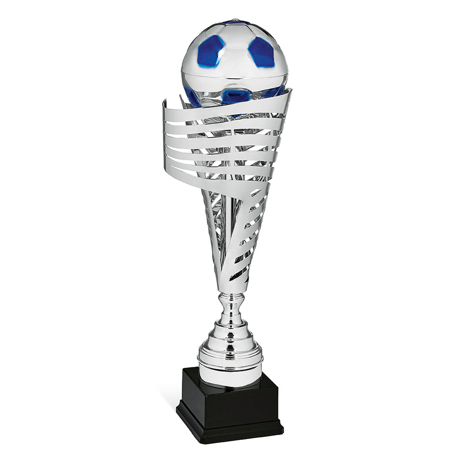 CB342 Trofeo soggetto calcio in metallo