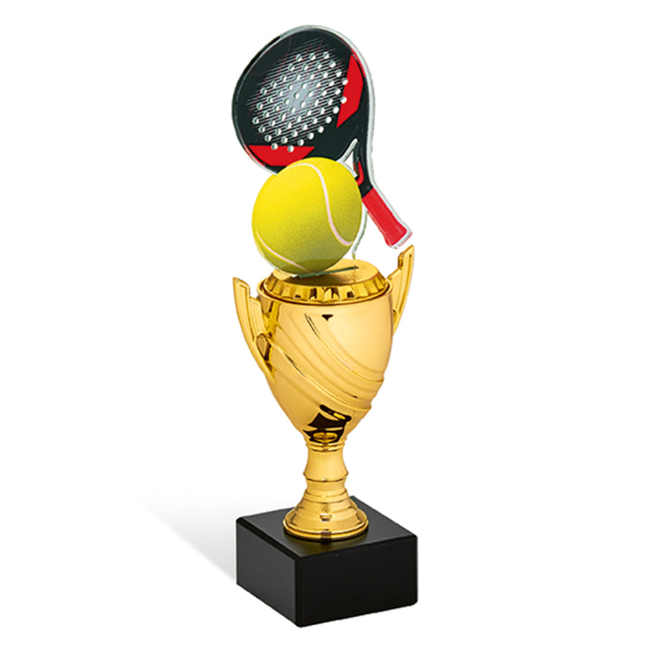 CB365 Trofeo soggetto padel in plexiglass