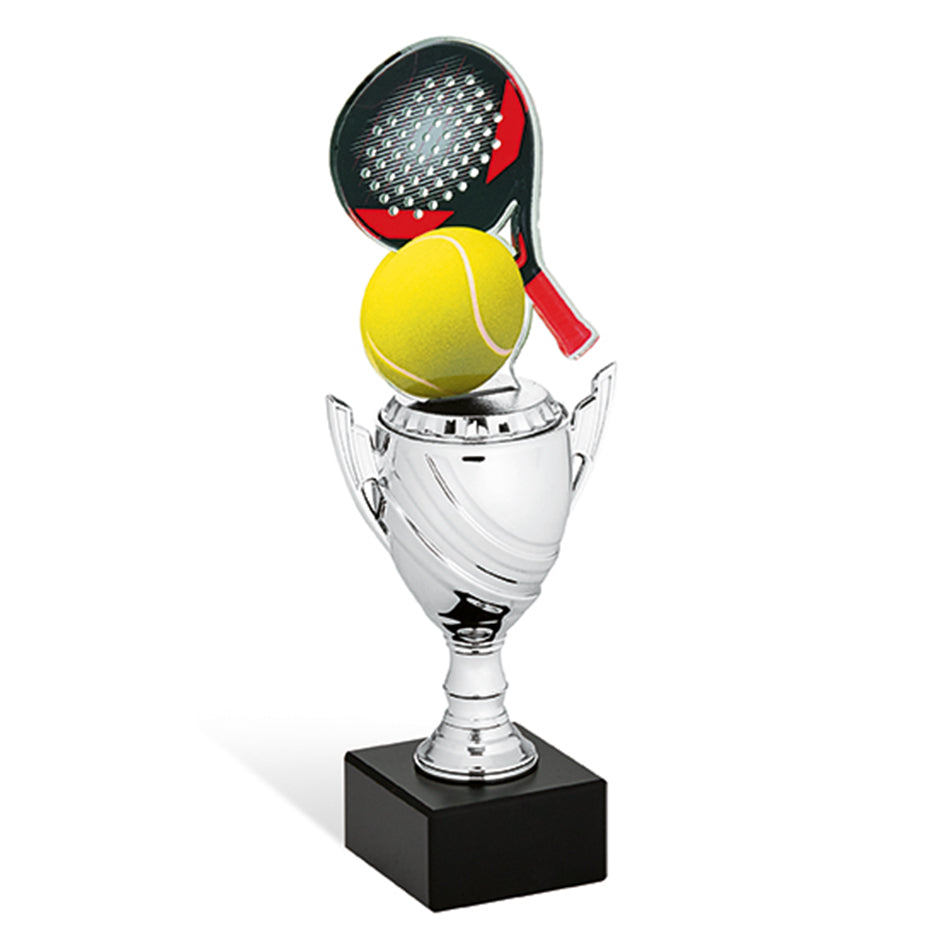 CB365 Trofeo soggetto padel in plexiglass