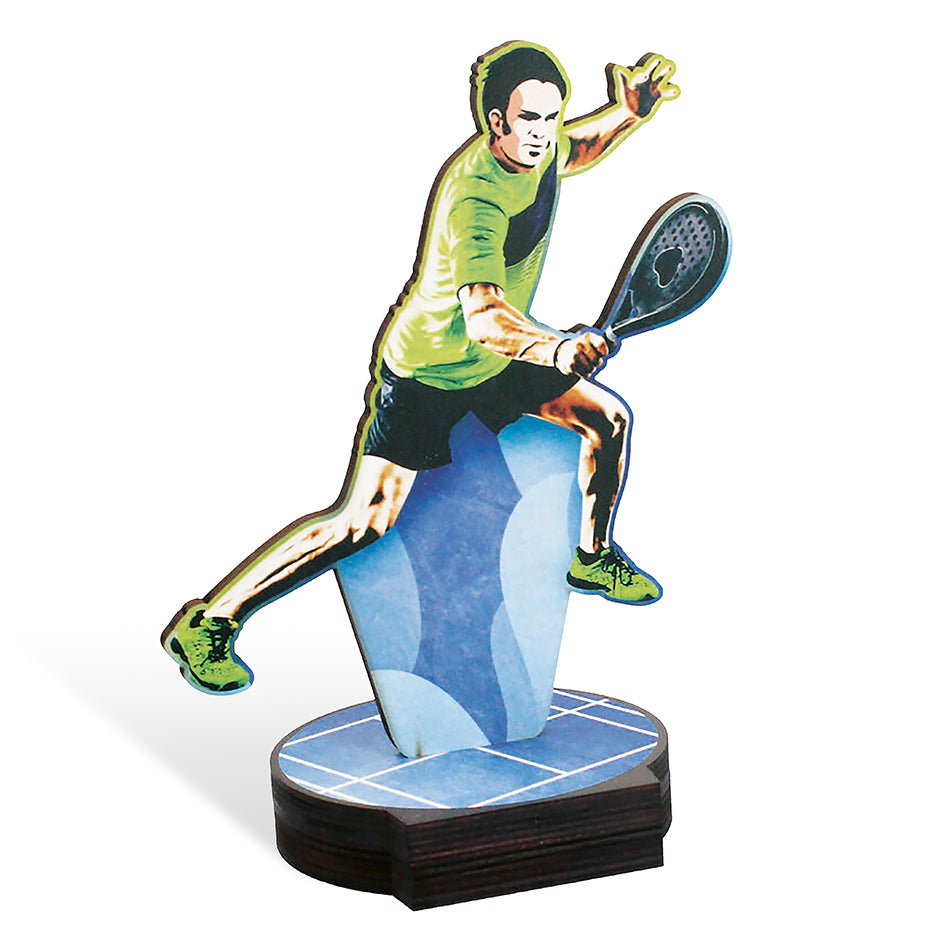 CB366 Trofeo soggetto padel in legno
