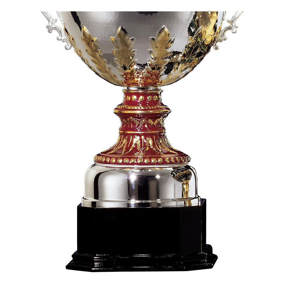 CM083 Coppa con tazza dorata 24 Kt e corpo in ceramica di Bassano