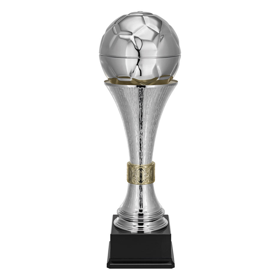 CN024 Trofeo soggetto calcio in metallo