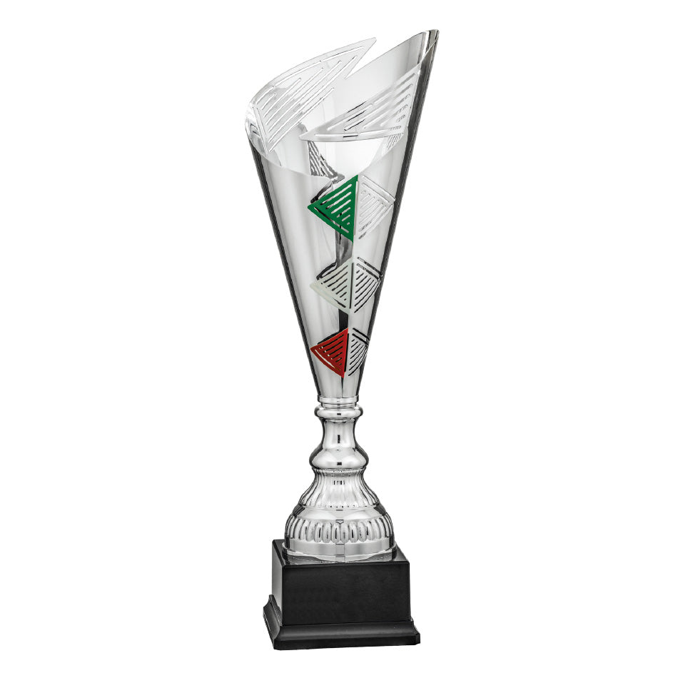 CS023 Coppa con tazza in metallo lavorazione laser