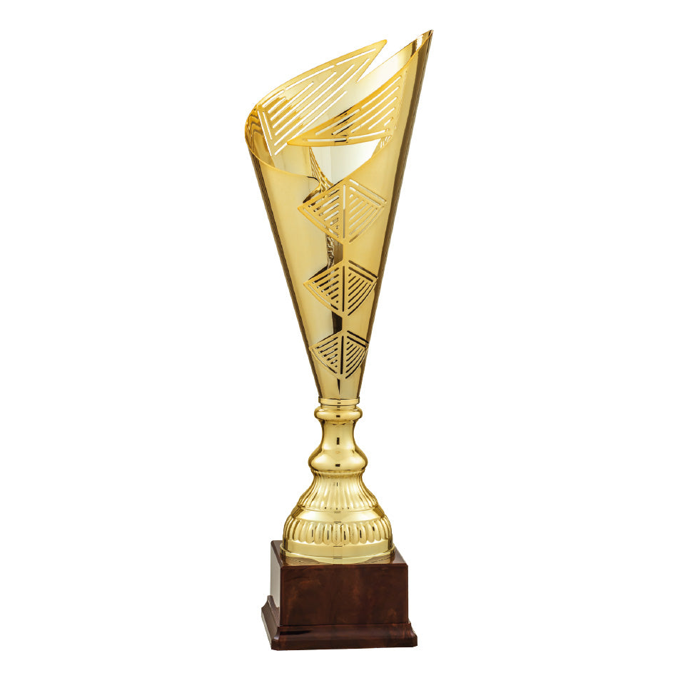 CS036 Coppa con tazza in metallo lavorazione laser