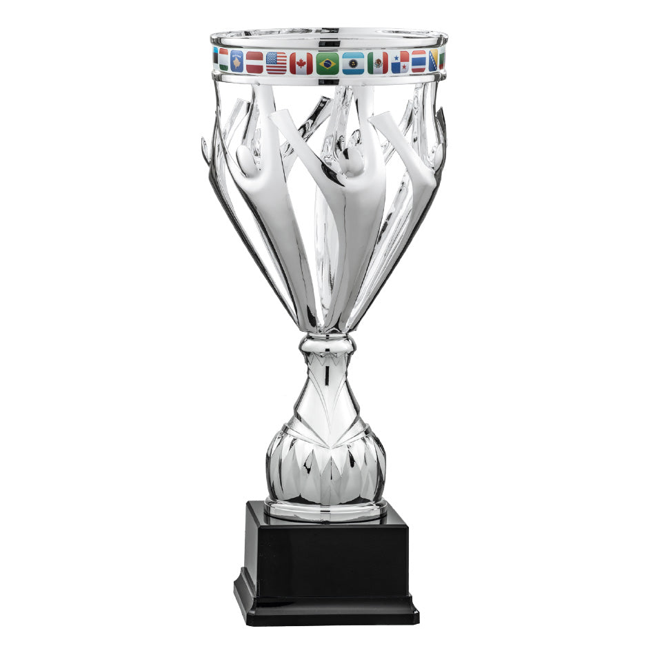 CS046 Coppa con tazza in metallo lavorazione laser