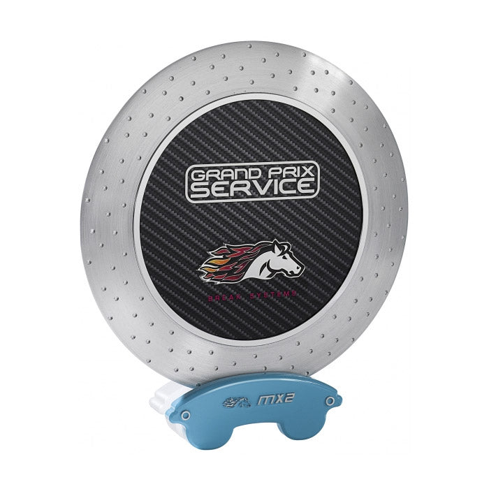 DC027 Trofeo con disco in alluminio e inserto metacrilato