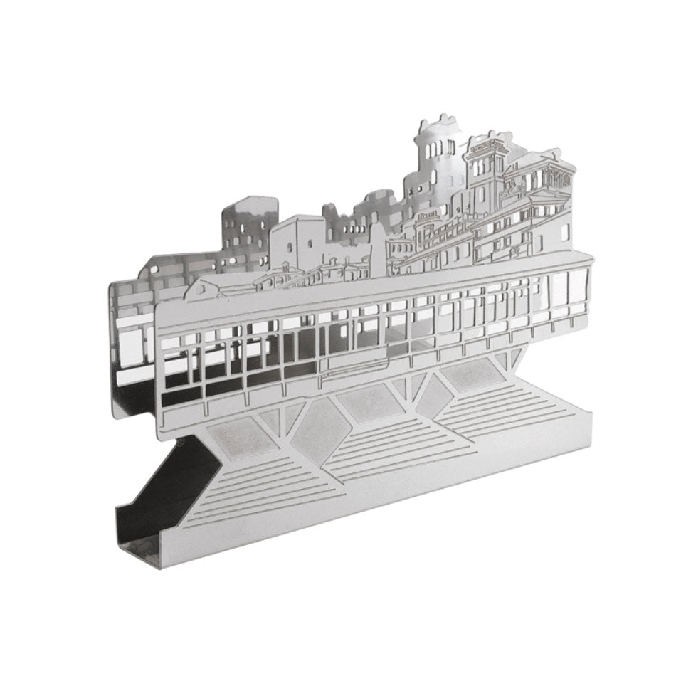 DC054 Portabiglietti in acciaio piegato