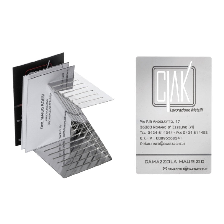 DC056 Biglietti da visita e portabiglietti in acciaio