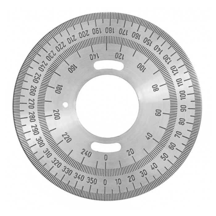DC071 Goniometro in acciaio incisa con smalto