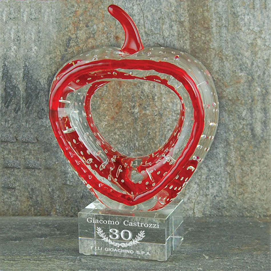 DF153 Trofeo in vetro soffiato a mano personalizzato