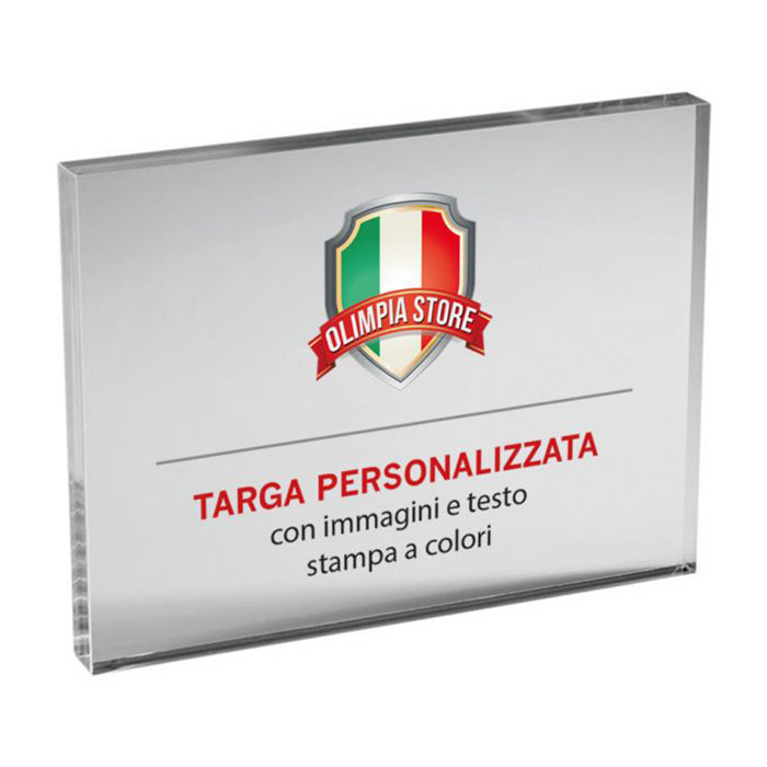 DG024 Tavoletta in plexiglass rettangolare