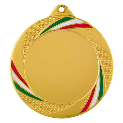 BS..61E Medaglia rotonda personalizzabile, in ferro, diametro 70 mm