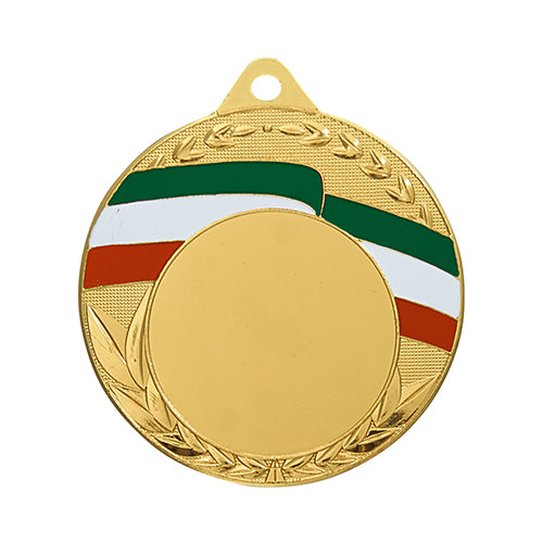 BS..63C Medaglia rotonda personalizzabile, in ferro, diametro 50 mm