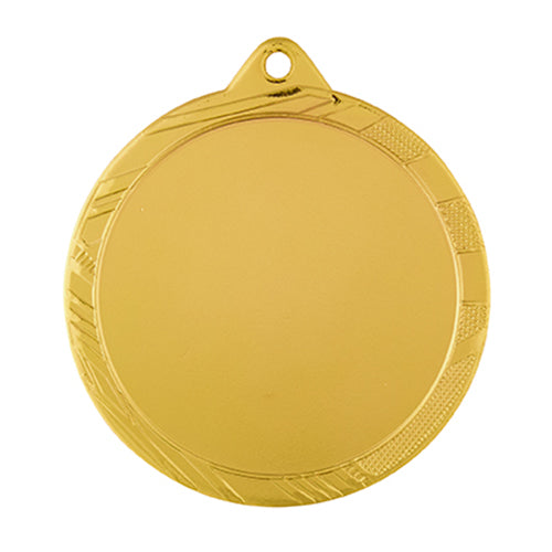 BS..68D Medaglia rotonda personalizzabile, in ferro, diametro 60 mm