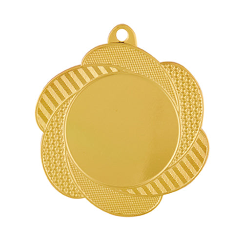 BS..73C Medaglia rotonda personalizzabile, in ferro, diametro 50 mm